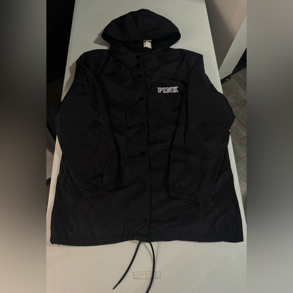 PINK Victoria's Secret Black Button-Up Jacket